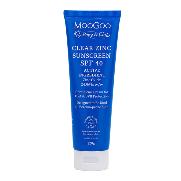 Baby Clear Zinc Sunscreen SPF 40 AUSTL 334457