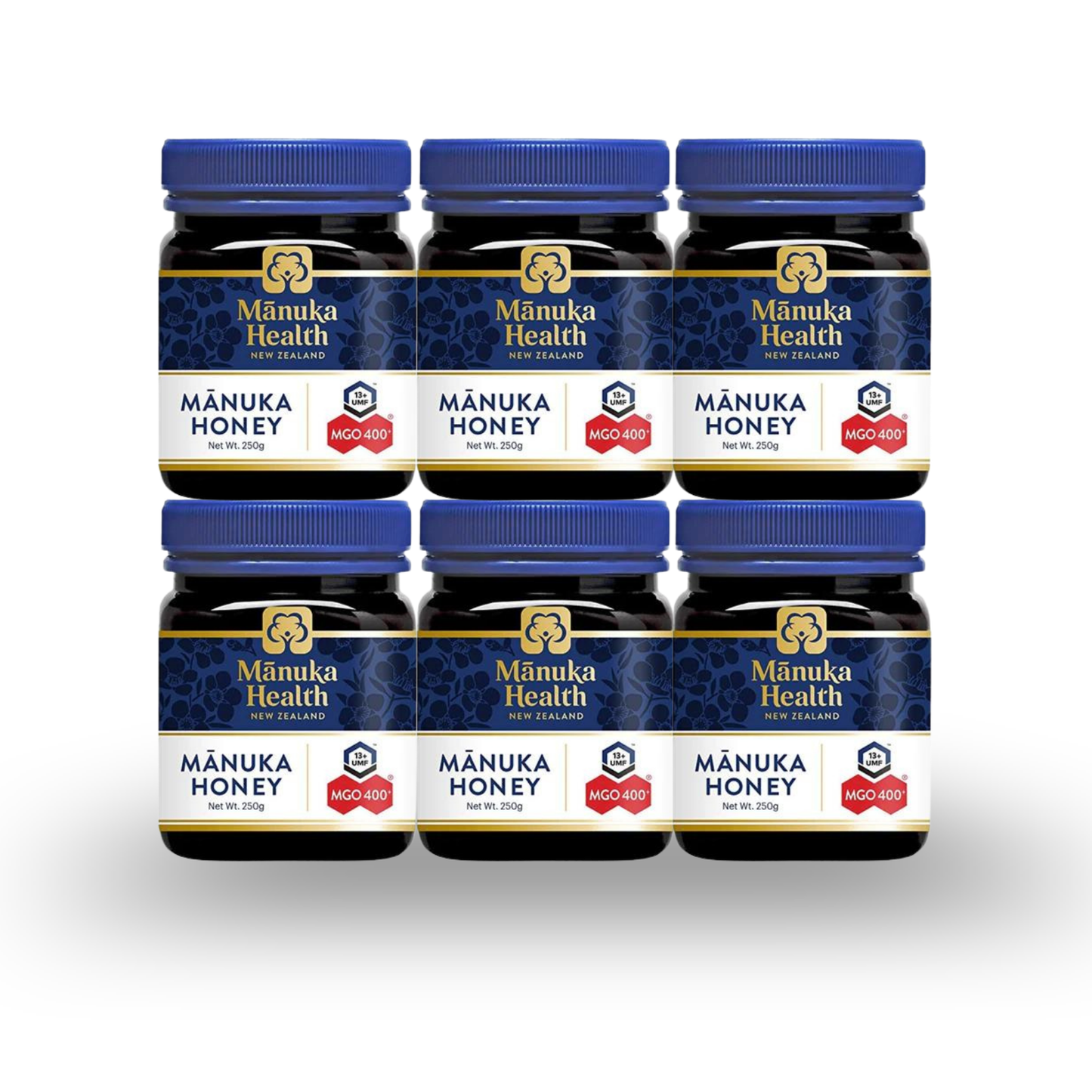 Miel de Manuka MGO 400+ (UMF 13+) 250g - Pack de 6